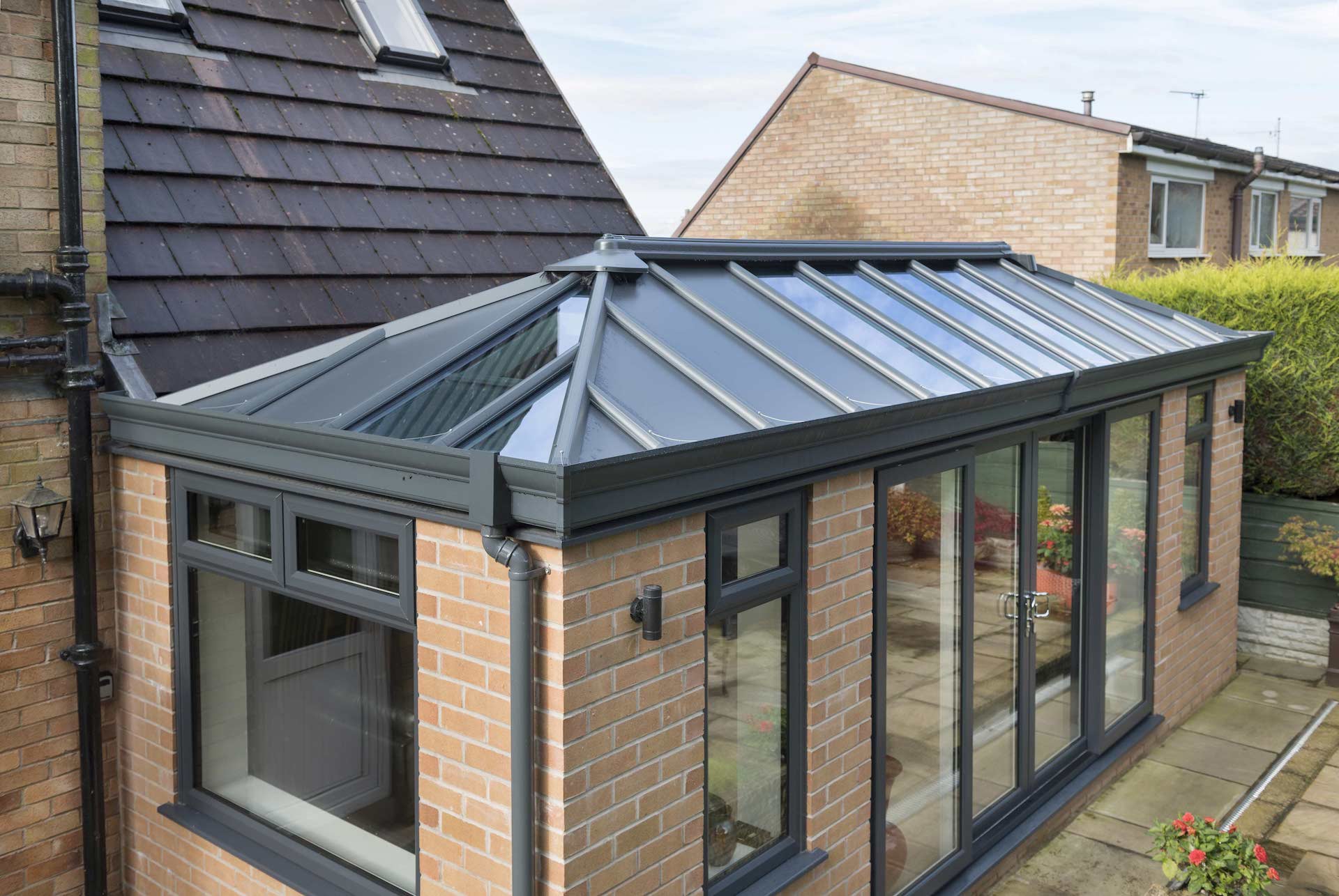 solid vs glass conservatory roof