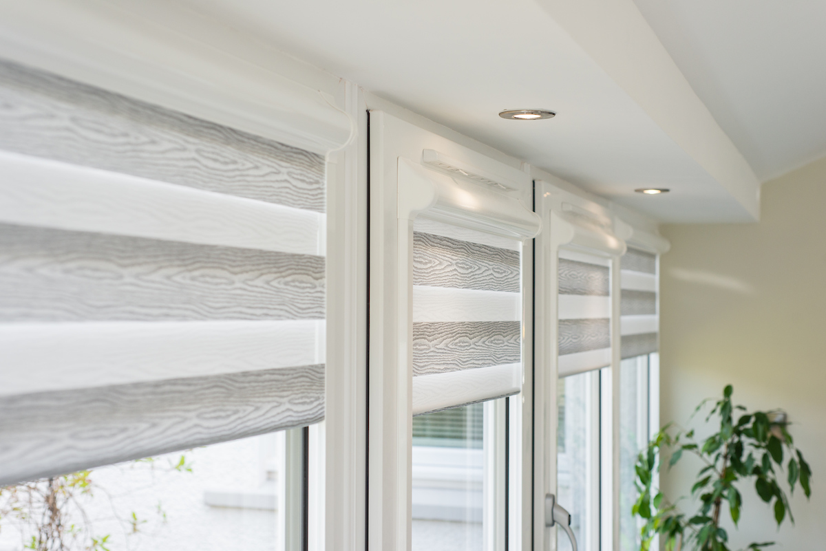 flush window blinds