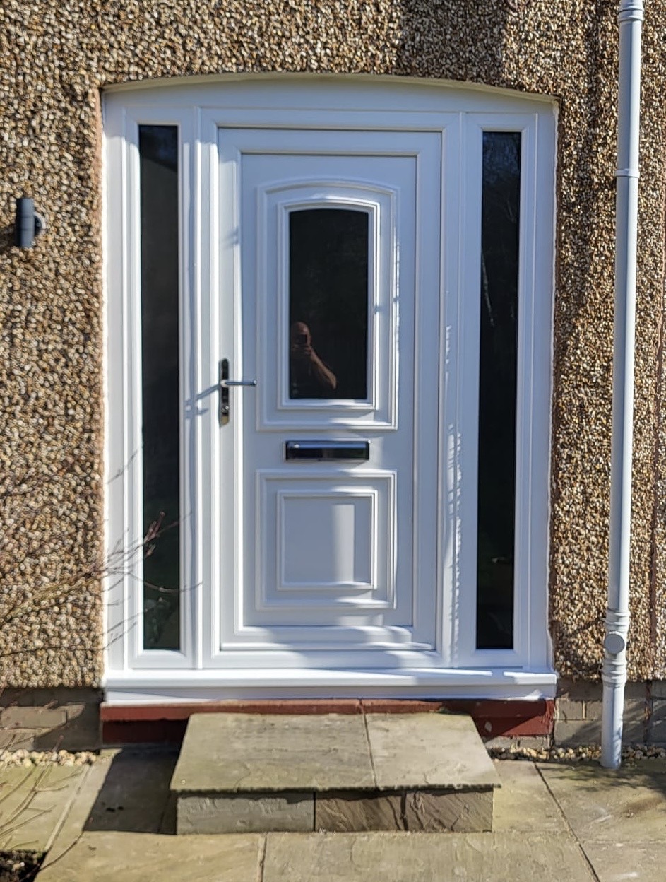 uPVC classic entrance door